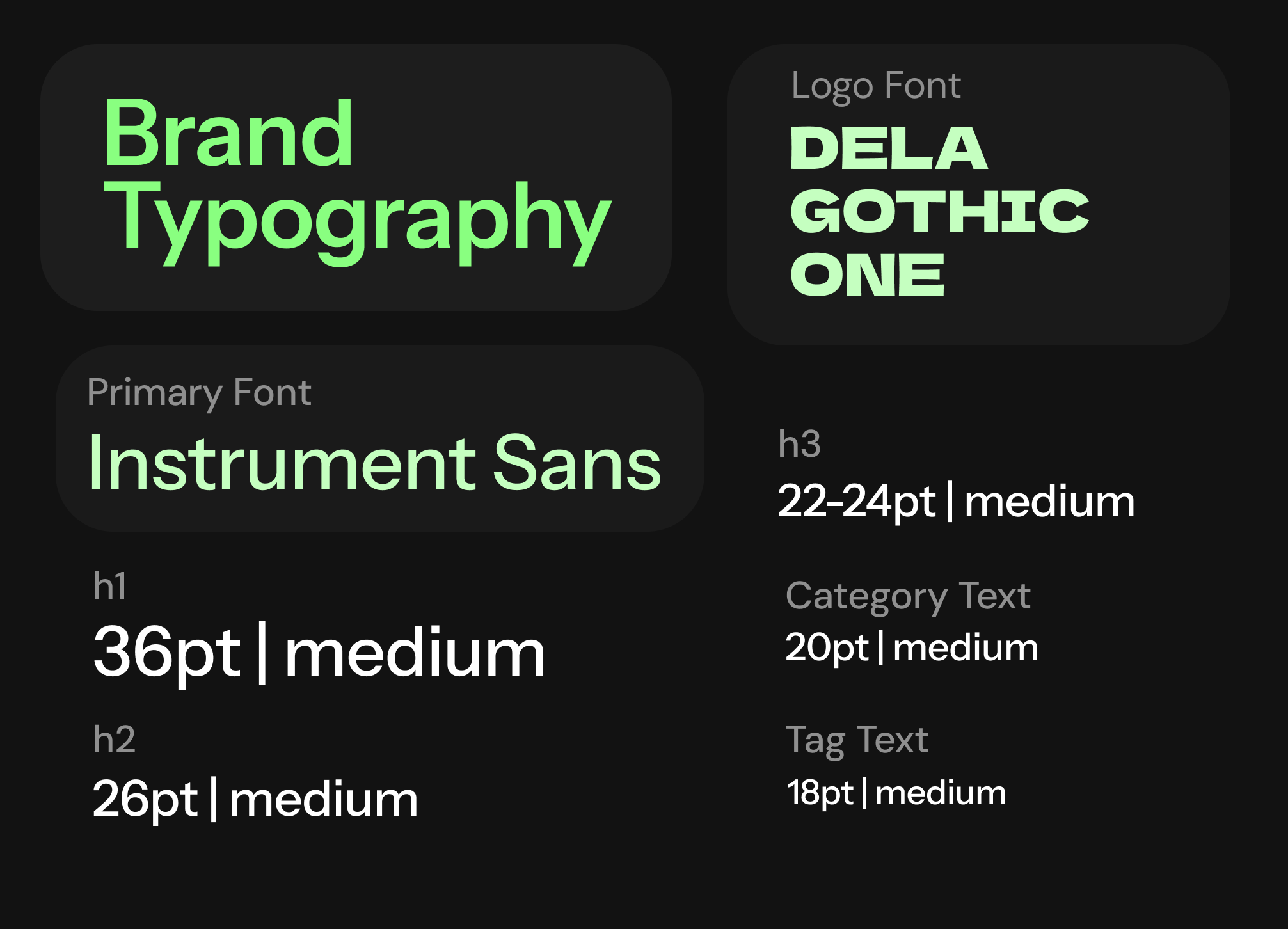 Nylo's brand typography